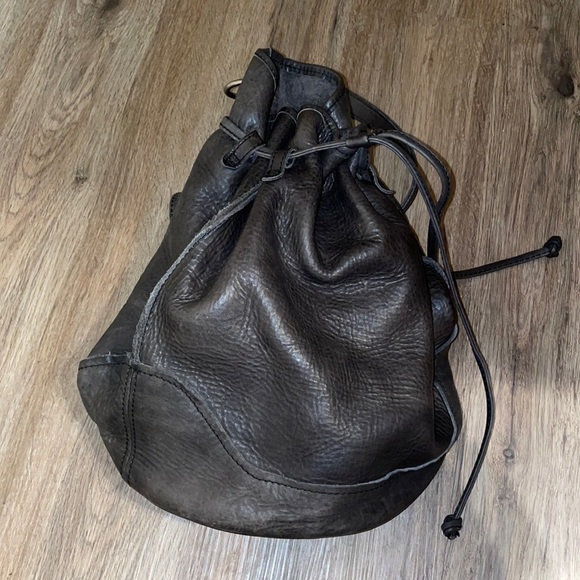Frye Handbags - Frye leather bag drawstring backpack